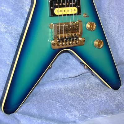 Very Rare 1985 Dean Baby ML,OHSC-Neck thru-Made by ESP-Factory trem, 24-3/4"scale All Original image 15