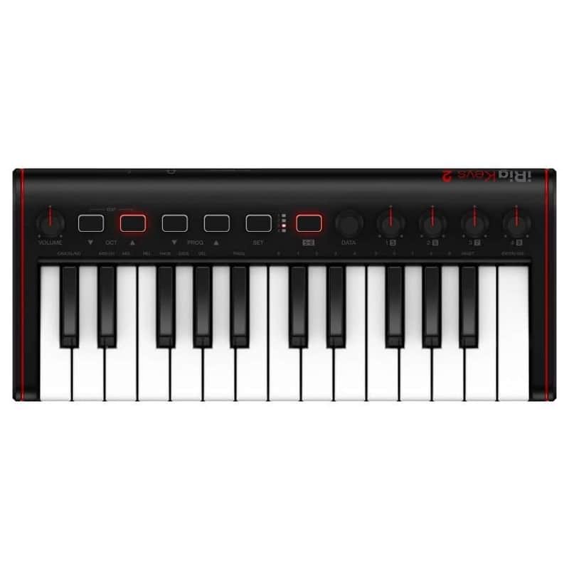 IK Multimedia iRig Keys 2 Mini - 25-Key Ultra-Compact MIDI Keyboard Controller image 1