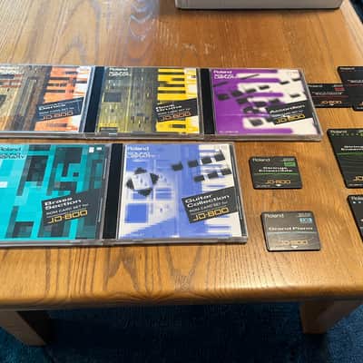 Roland SL-JD80 Card Library (Whole Set)