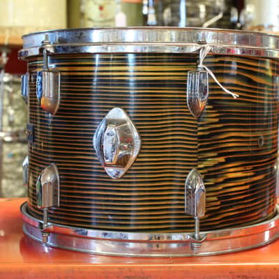 1960's Tempro 9"x13" Tom Tom in Yellow Strata image 2