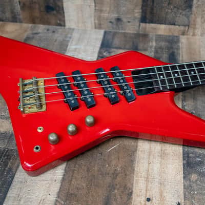 Greco Guitar Device MTB-65 Offset Bass Red 1985 Vintage Made in Japan MIJ image 2