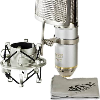 MXL V67g HE Large Capsule Condenser Microphone Heritage Edition w/ Case, Shock Mount, Pop Filter, and Mic Cable image 2