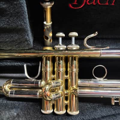Bach Stradivarius Trumpet Model 37, Brass Finish image 7