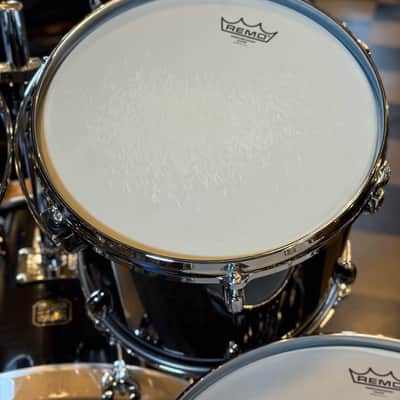 VINTAGE 1980's Gretsch Square Badge Factory Original Drum Set in Gloss Ebony - 16x22, 10x10, 10x12, 11x13, 16x16 image 9
