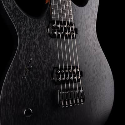Mayones Duvell Elite 6 B27 Baritone Left Handed Black Limba Monolith Black Matte image 5