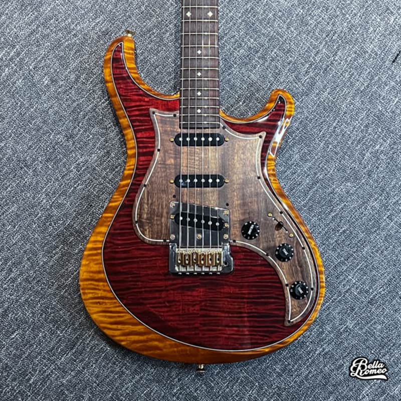 Knaggs T1 Severn Trem SSS Gloss Burgundy /  Copper Guitar [Demo] image 1