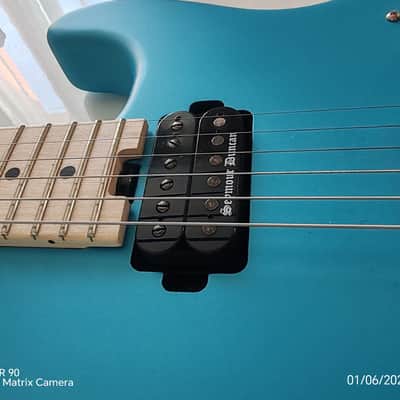 Charvel Pro-Mod San Dimas Style 1 HH FR M 2019 - Present - Matte Blue Frost image 5