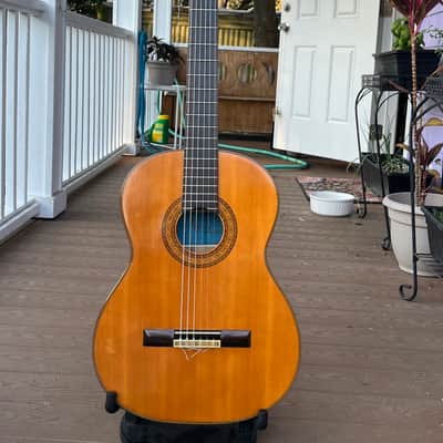 Hoshino (Ibanez) Hy-Lo 740N Classical Guitar  - Japan - 1960s - Spruce/Flame maple W/OHSC image 2
