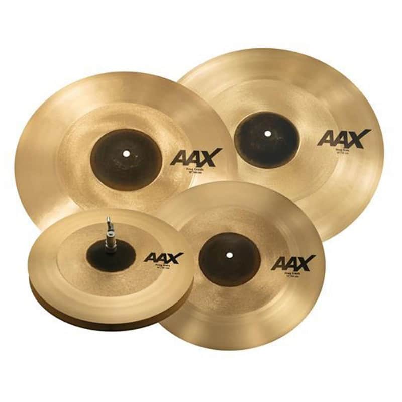 Sabian AAX Freq Performance Set with 14" AAX Freq Hi-Hats, 18/16" AAX Freq Crash and 21" AAX Freq Ride Cymbal image 1