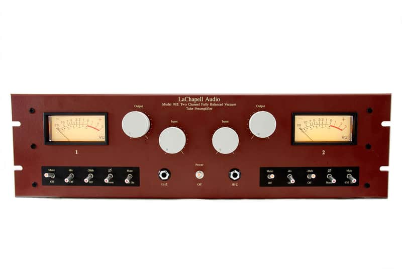 LaChapell Audio 992EG 2-Channel Tube Mic Preamp w/ Extended Gain image 2