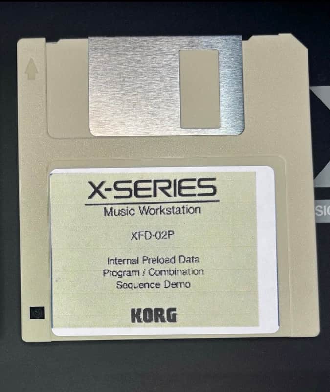 Korg X3/X2/X3R Factory Data Recovery Floppy Disk image 1