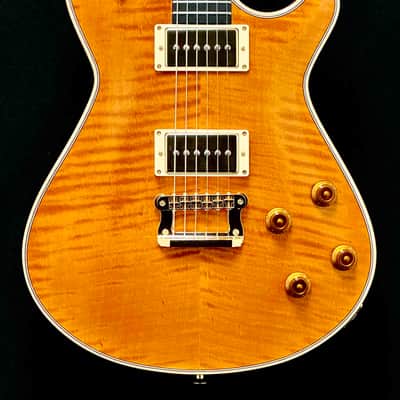 Knaggs Guitars - Kenai - Amber Burst - T2 Top, Body, Head Stock, P90's - Block Inlay - Gold Hardware - OHSC - Call for Best Price !!! image 1