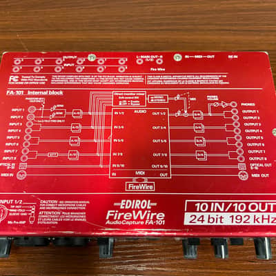 EDIROL Firewire AudioCapture FA-101 red image 4
