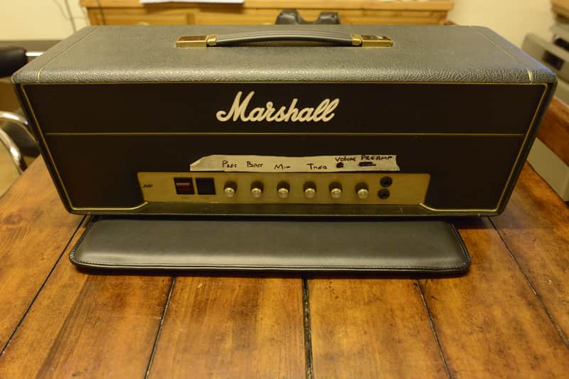 Marshall JMP 50 Watt 1978 Celebrity ARTIST owned Dan Hawkins of The Darkness Recording  Guitar Amp image 1