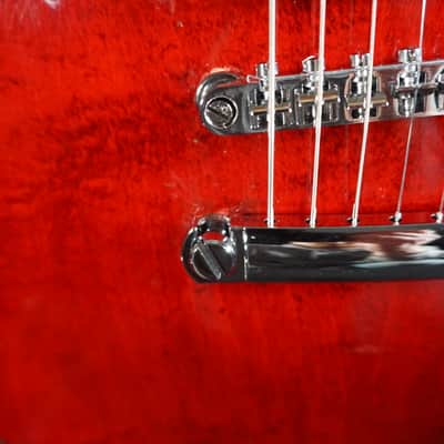 Red Les Paul Electric Guitar w/ Gig Bag image 9