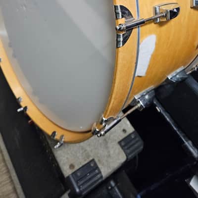 AXL 24 Inch x14 Inch Bass Drum - Natural image 3