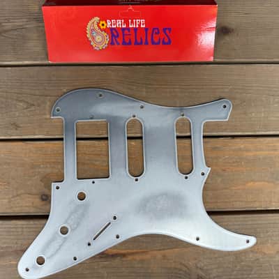 Real Life Relics Aged Silver Anodized Pickguard for Fender® Stratocaster® 11 Hole HSS    [PGAT2]