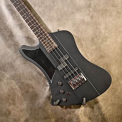 Schecter Left Handed Nikki Sixx Signature Bass 2019 Black Satin Lefty Guitar image 2