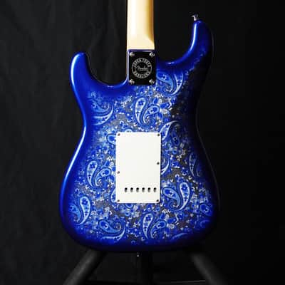 *NEW IN BOX* Fender MIJ Limited Stratocaster 2025 – Rare Indigo Paisley, Flagship Tokyo Exclusive Color image 4