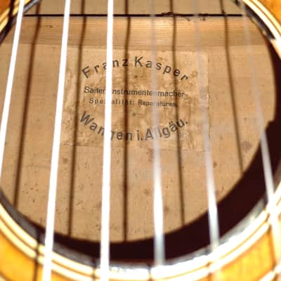 RARE  FRANZ KASPER GERMAN MADE Classical  Guitar - 1910 image 2