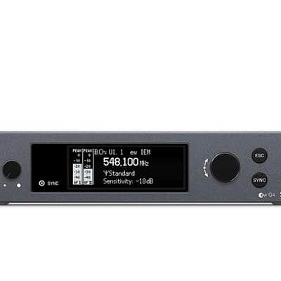 Mint Sennheiser ew IEM G4-Twin Ear Monitor System w/ 2 Belt Packs Range A1 (470-516Mhz) Dual Beltpack New image 4