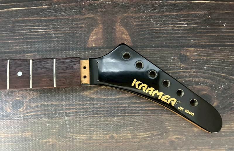 80s KRAMER JK1000 Banana Head Neck Black Head Made in Japan as is image 1