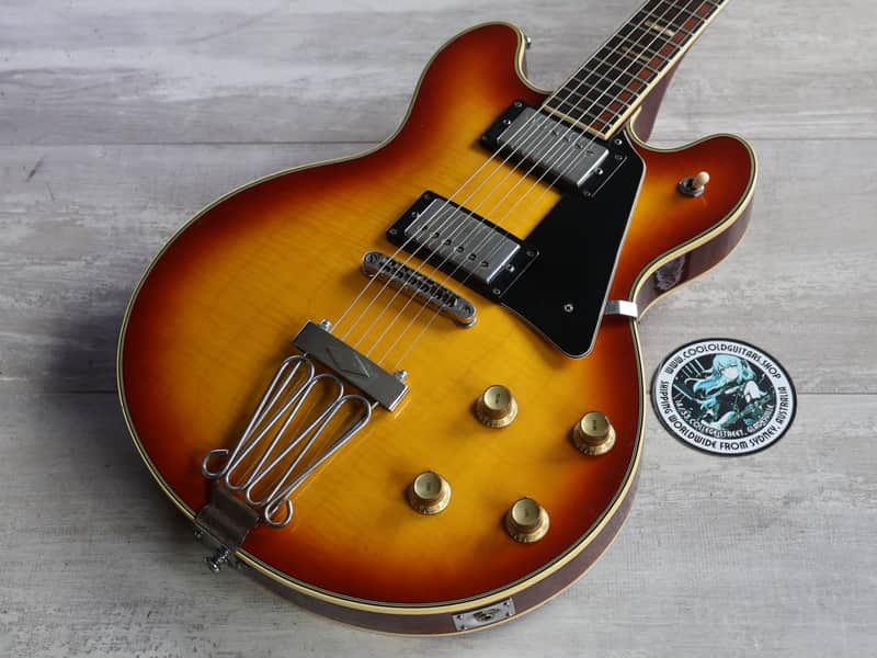 1973 Greco Japan SA-450 Semi Hollowbody (Sunburst) | Reverb