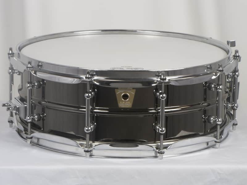 Ludwig Black Beauty 5x14" Smooth Brass Tube Lugs Snare Drum | LB416T | Made in the USA | NEW | Authorized Dealer image 1