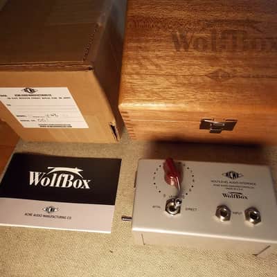 ACME AUDIO WOLFBOX MOTOWN DI DIRECT BOX w/ORIGINAL TRANSFORMER LAST ONE. EVER. image 2
