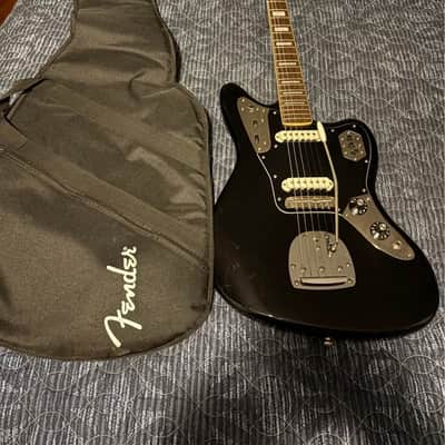 Fender Squier Classic Vibe '70s Jaguar 2021 - black UPGRADES image 1