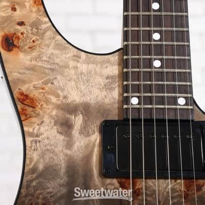 Schecter C-1 Standard Electric Guitar - Black Fade Burst Burl (C1StdBFBBd1) image 6