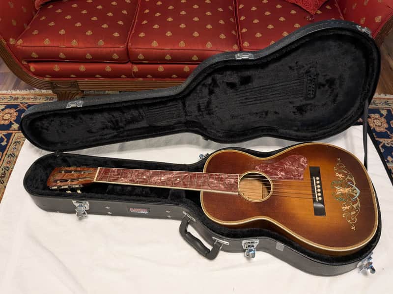 Slingerland May Belle Style No 7 Flat Top Acoustic Guitar (1933) - New Case image 1