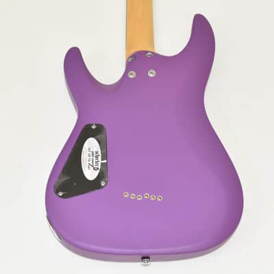 Schecter C-6 Deluxe Guitar Satin Purple B-Stock 1008 image 6