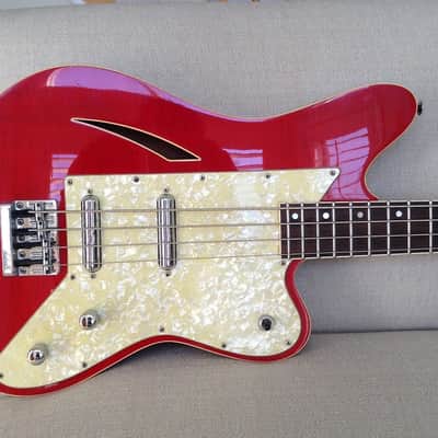 Charvel Surfcaster Bass Early 1990's Red image 1