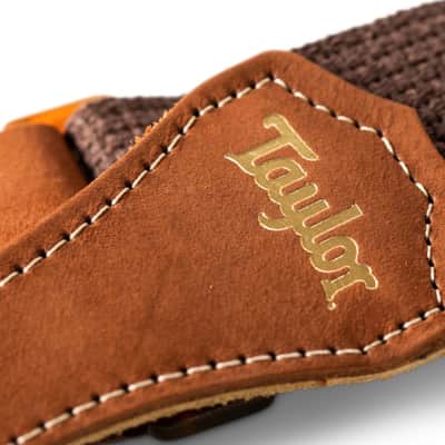 Taylor GS Mini Guitar Strap in Chocolate Brown image 2