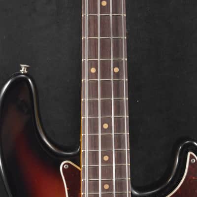 Fender James Jamerson 1962 Precision Bass 3-Tone Sunburst Rosewood Fingerboard image 6