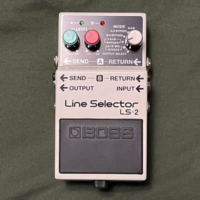 Boss LS-2 Line Selector (Silver Label) 1991 - Present - White image 1