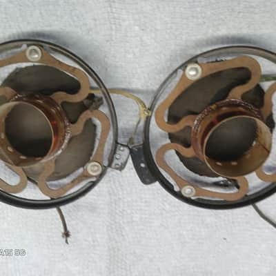 JENSÈN VOICE COILS AND BAKELITE SPIDER PAIR FOR 12 AND 15" Field coil 12 15" 1940s image 1
