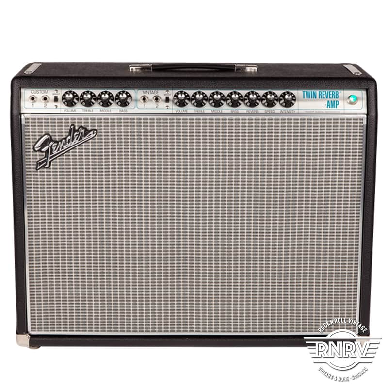 Fender '68 Custom Twin Reverb-Amp 2-Channel 85-Watt 2x12" Guitar Combo - Black image 1