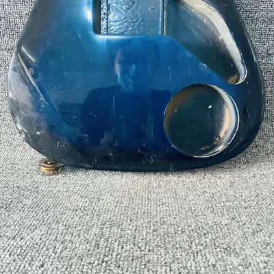 Blue Burst Mini Electric Guitar Basswood Body image 4