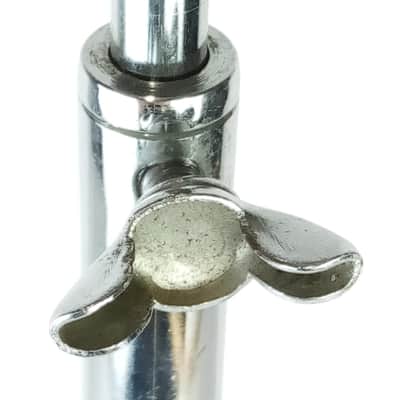 Slingerland#33F Flush-Base Cymbal Stand Vintage Mid70s Red Label Flat-Tripod USA image 5