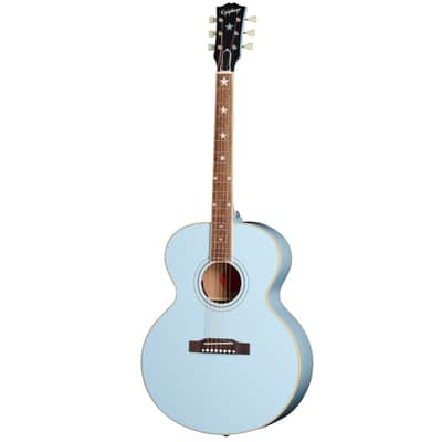 Epiphone J-180 LS Acoustic-Electric Guitar Frost Blue image 2