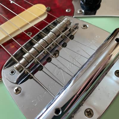 Fender Japan 1969 Reissue Mustang CIJ Sonic Blue Original Late 1990's w/ Period Correct Softcase image 9