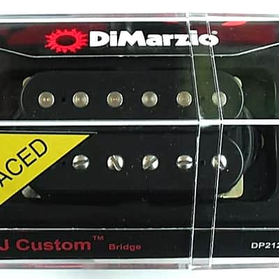 DiMarzio DP212 EJ Custom Humbucker F-Spaced Electric Guitar Bridge Pickup Black image 1