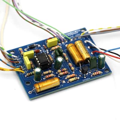 TSL Studio Equipment LF351 Baxandall EQ Pre Amp PCB Board Kit 2025 guitar pedal - PCB Board with Components image 1