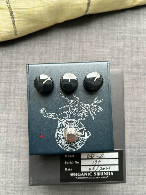 Organic Sounds Zeus overdrive / distortion 2020s - Black / blue image 1