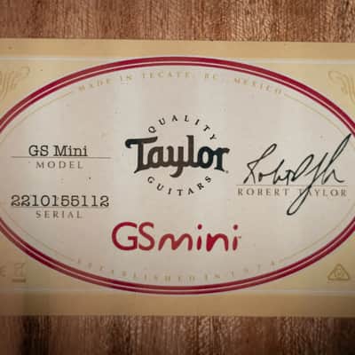 Taylor GS Mini Sapele Acoustic Guitar with Tan Structured Gig bag image 14