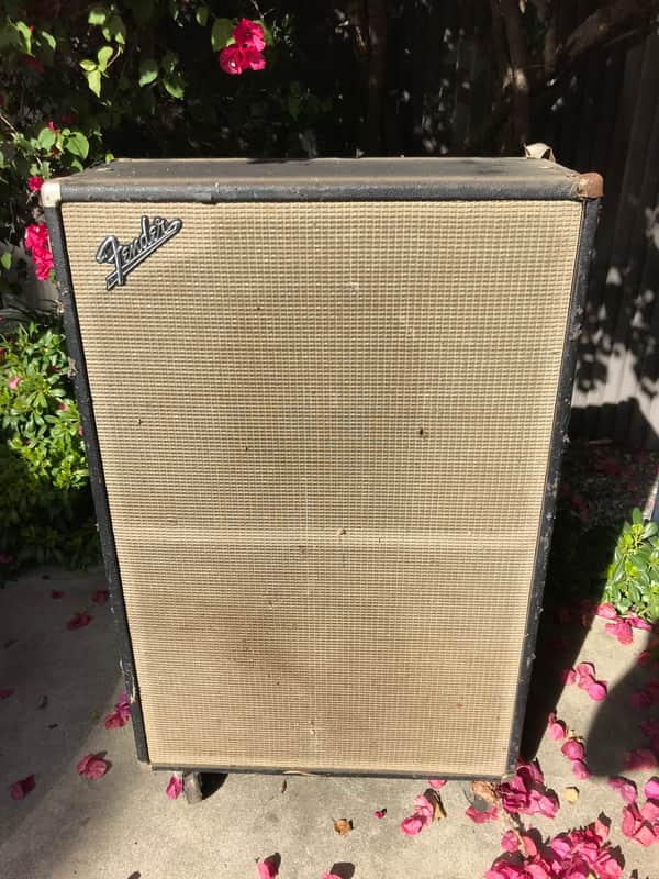 Fender Bassman Cabinet 1960's (Black) 2 x 15/Jon Sidel Collection image 1