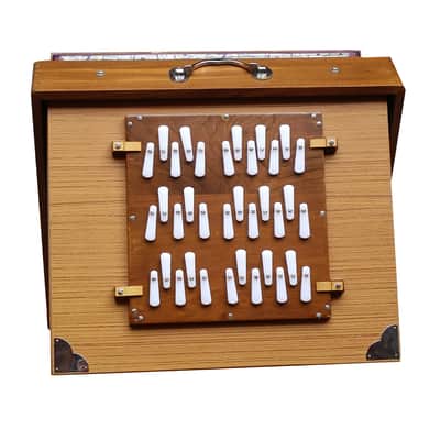 SHRUTI BOX~3 OCTAVES~TEAK WOOD~SIZE (17" X 14" X 3")~36 NOTES~TUNE TO 440 Hz~BHAJAN~SHRUTI~YOGA~VOCAL~CHANT~WITH GIG BAG image 11