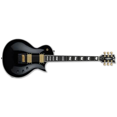 ESP E-II ECLIPSE FT ET Full thickness Evertune Black Gold Fishman Stainless steel + Case - B-Stock image 2